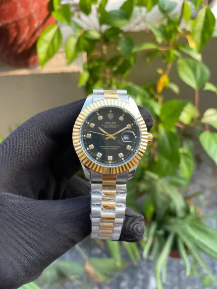 Rolex  Datejust  Black Dial Men’s Luxury Watch